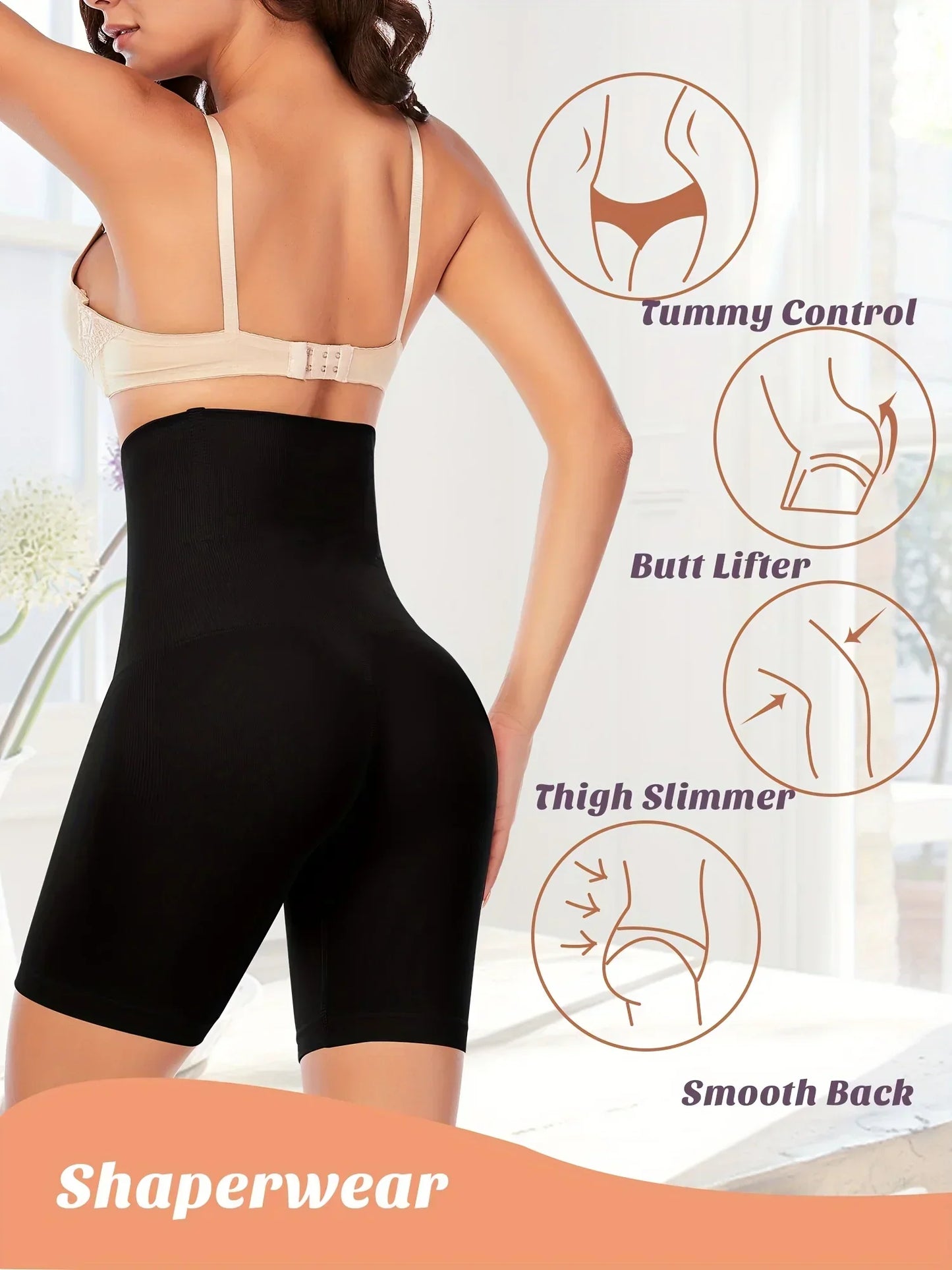 Luxury Shapewear Shorts Set – 2Pcs High Waist Tummy Control & Butt Lift - My Store