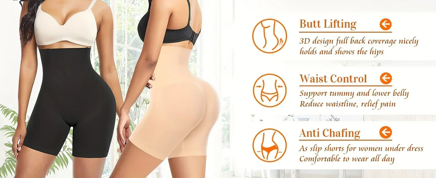 Luxury Shapewear Shorts Set – 2Pcs High Waist Tummy Control & Butt Lift - My Store