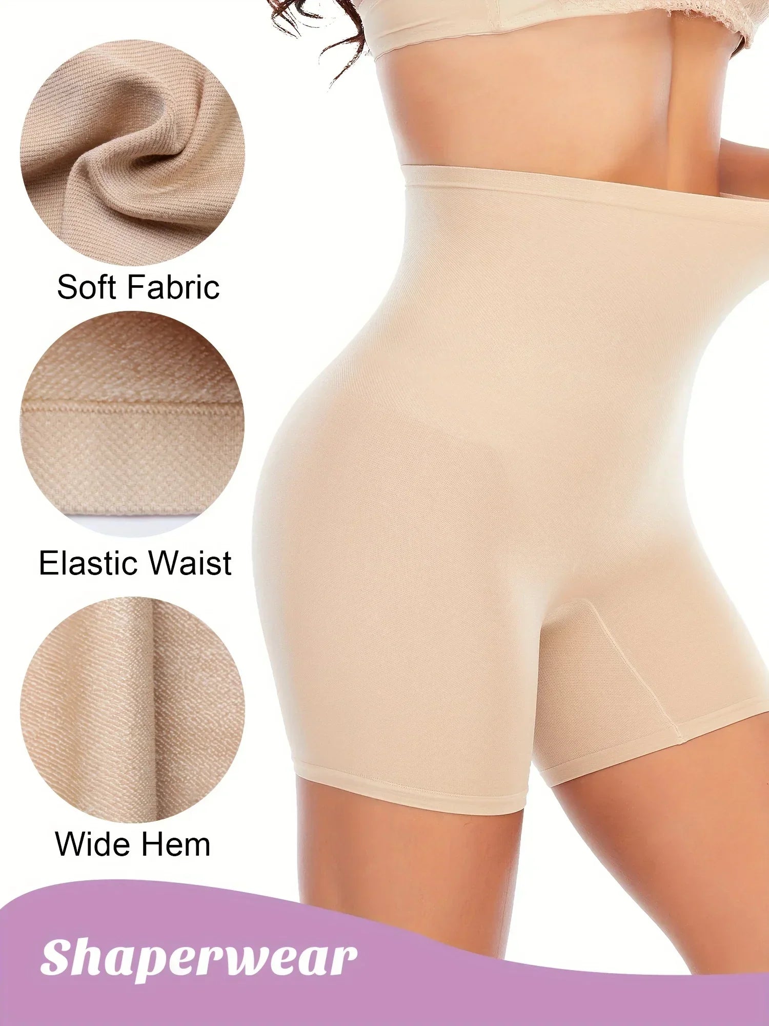 Women’s Seamless Body Shaper Shorts – High Waisted Tummy Control & Butt Lifter - My Store